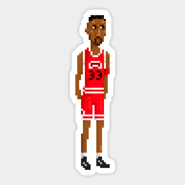 Scottie Pippen Sticker by PixelFaces